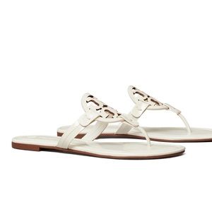 Tory Burch Miller Sandals Size 11 - White/Cream